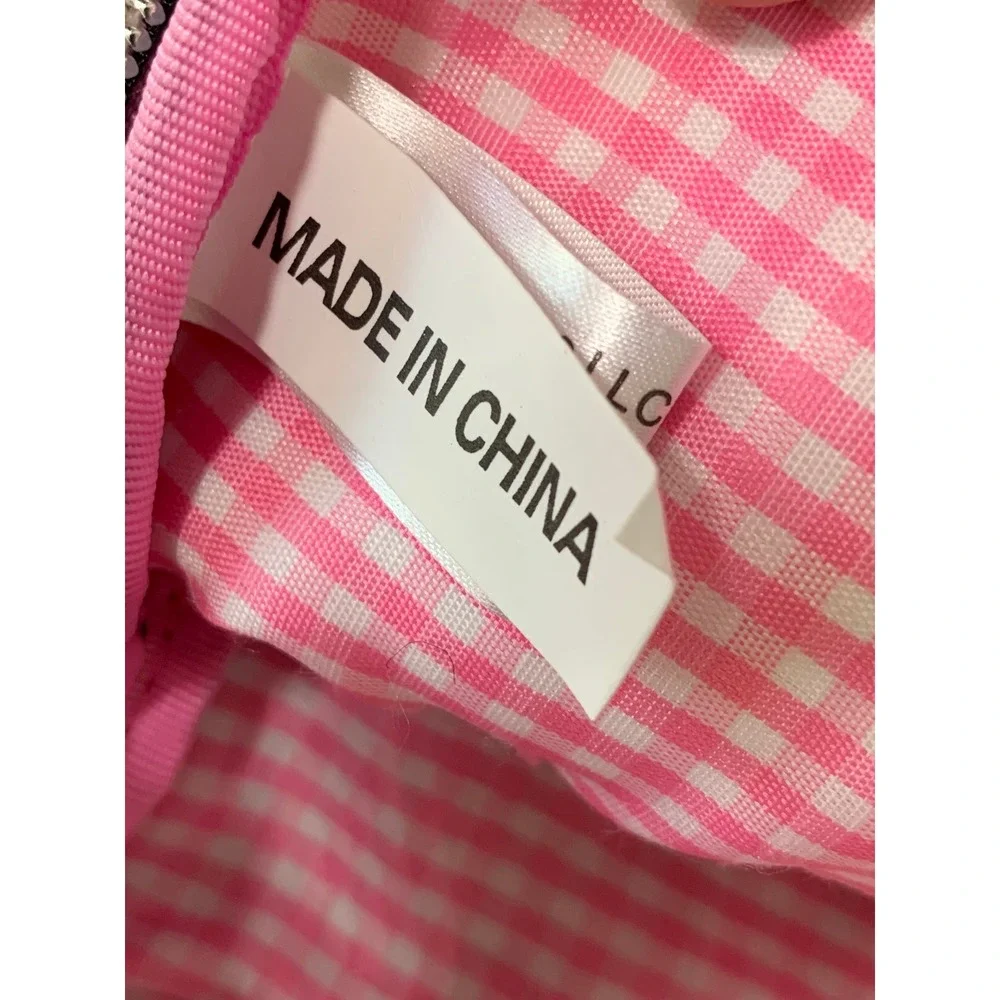 Ashley M Marilyn Monroe Cosmetic Bag Milton Greene Photo Pink Gingham #902